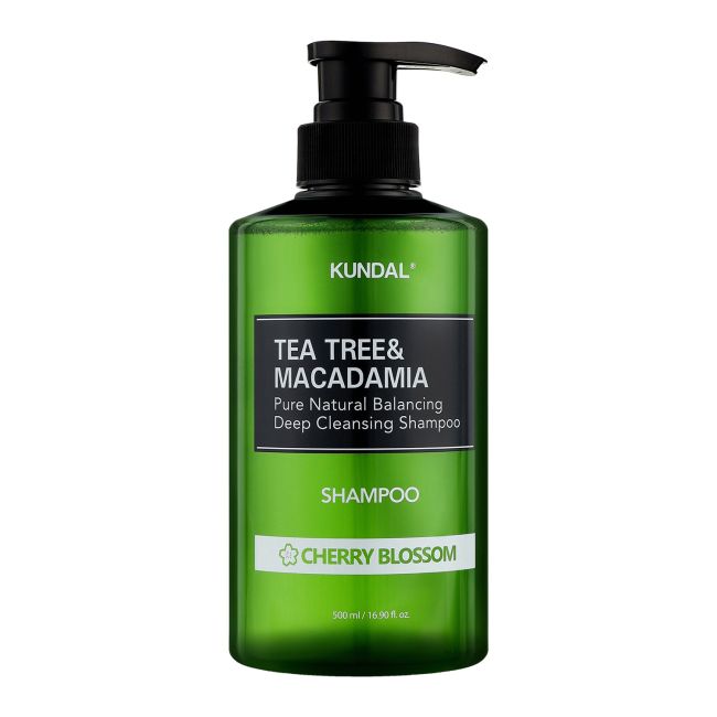 KUNDAL TEA TREE & MACADAMIA plaukų šampūnas, 500 ml