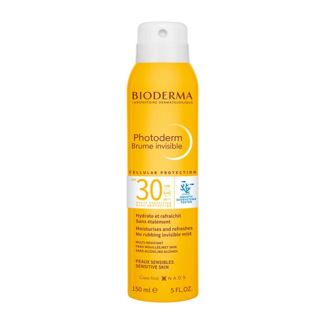 BIODERMA PHOTODERM BRUME INVISIBLE SPF50+ apsauginė veido ir kūno dulksna nuo saulės, 150 ml