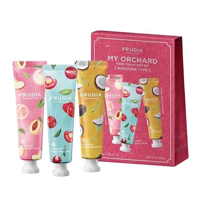 FRUDIA MY ORCHARD MOISTURE TYPE rankų kremų rinkinys