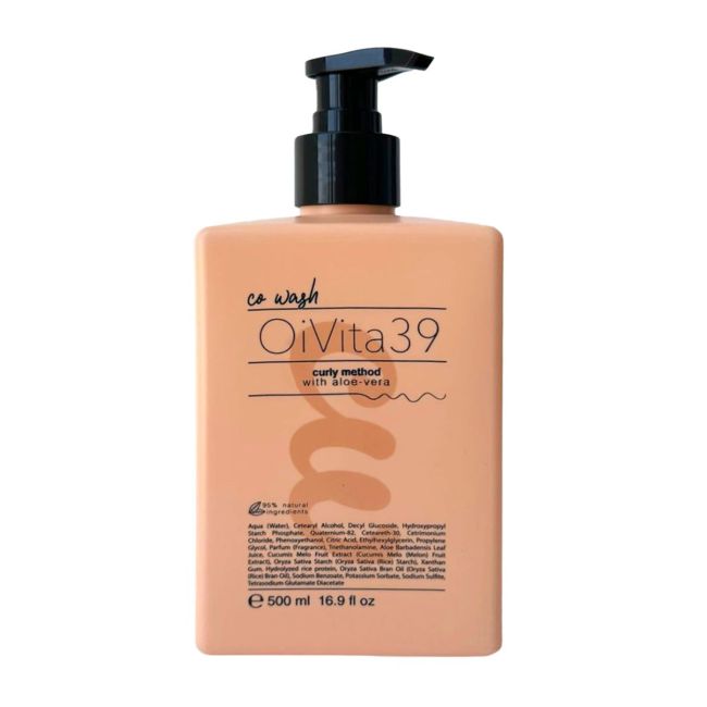 OIVITA 39 CO WASH CURLY METHOD ALOE VERA plaukų kondicionierius, 500 ml