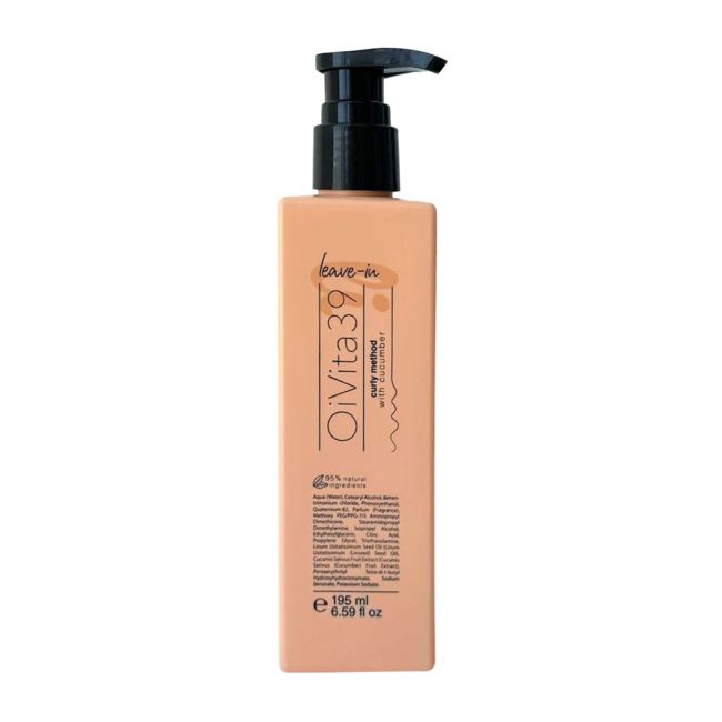 OIVITA 39 LEAVE-IN CURLY METHOD plaukų kondicionierius, 195 ml