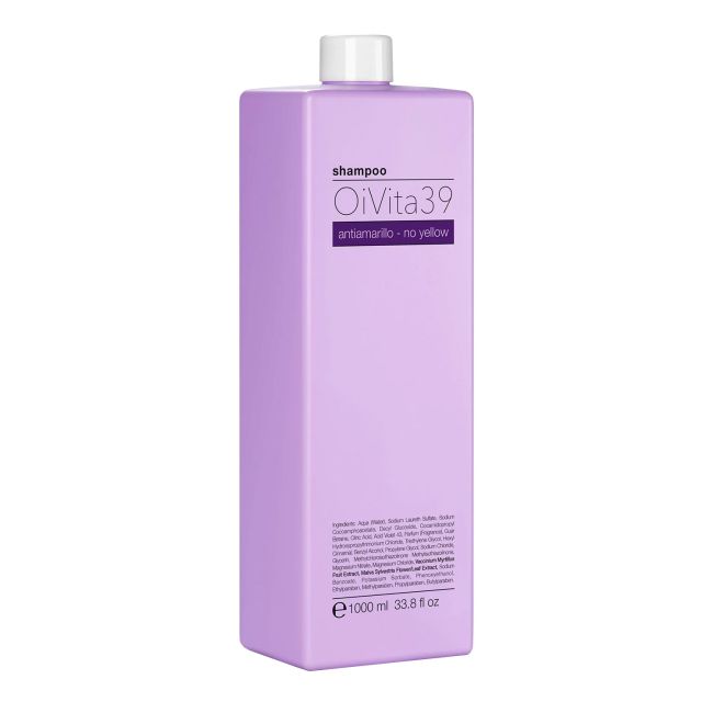 OIVITA 39 NO YELLOW plaukų šampūnas, 1000 ml