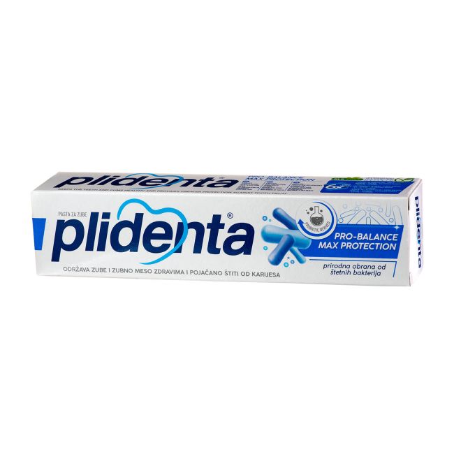 PLIDENTA PRO-BALANCE MAX PROTECTION dantų pasta, 75 m