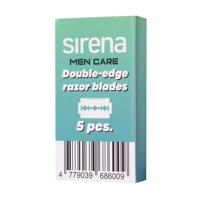 SIRENA DOUBLE - EDGE skutimosi peiliukai (5 vnt.)