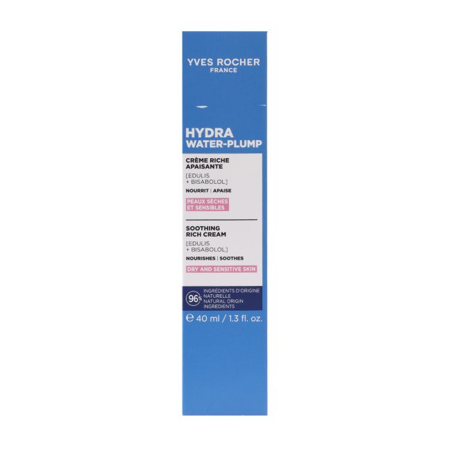 YVES ROCHER HYDRA WATER-PLUMP veido kremas, 40 ml