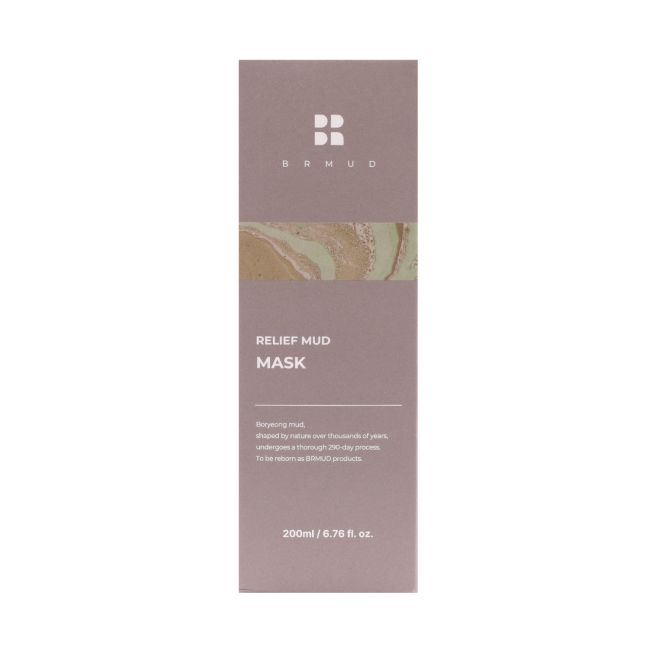 BRMUD RELIEF MUD veido kaukė, 200 ml