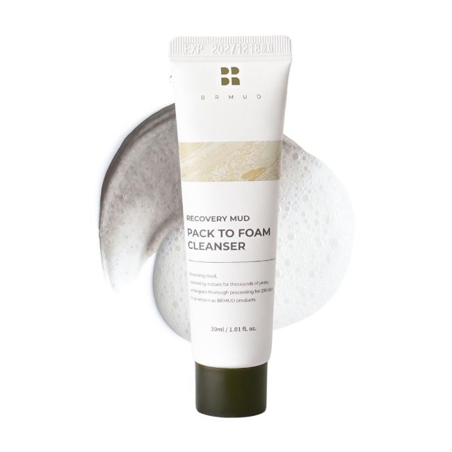 BRMUD RECOVERY MUD PACK TO FOAM veido kaukė valiklis, 30 ml