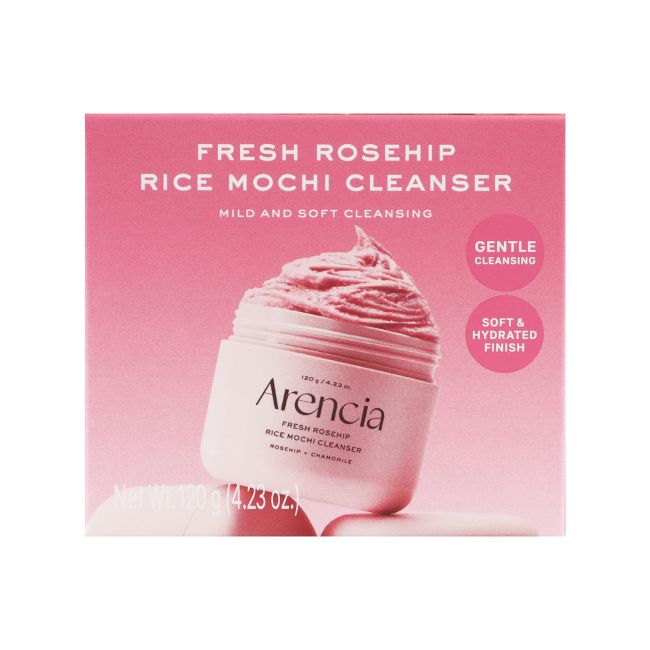 ARENCIA FRESH ROSEHIP RICE MOCHI veido prausiklis, 120 g