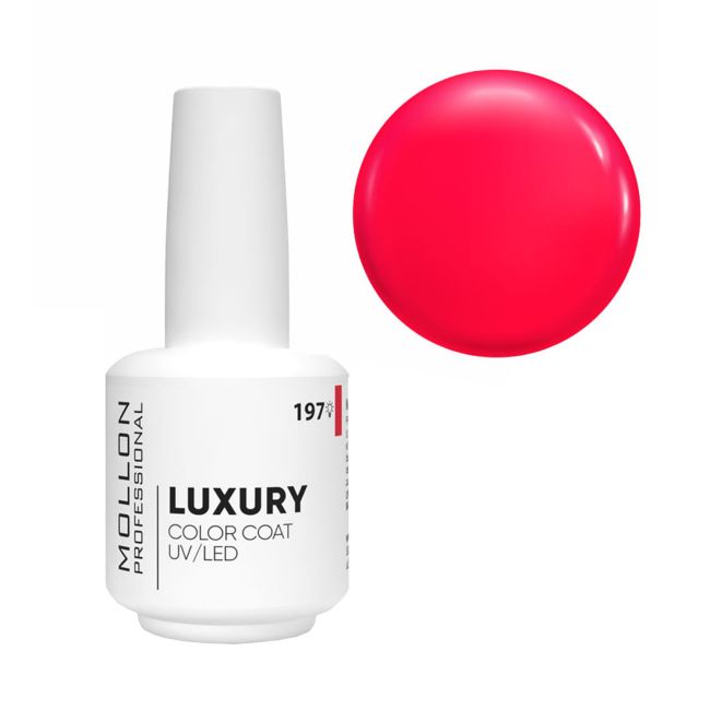 MOLLON PRO LUXURY COLOR COAT UV/LED nagų lakas, 8 ml