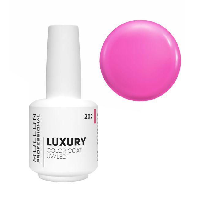 MOLLON PRO LUXURY COLOR COAT UV/LED nagų lakas, 8 ml