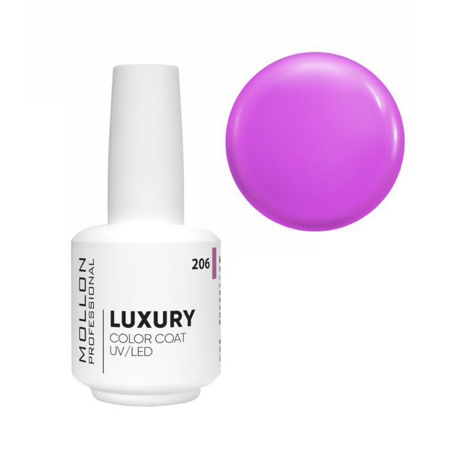 MOLLON PRO LUXURY COLOR COAT UV/LED nagų lakas, 8 ml