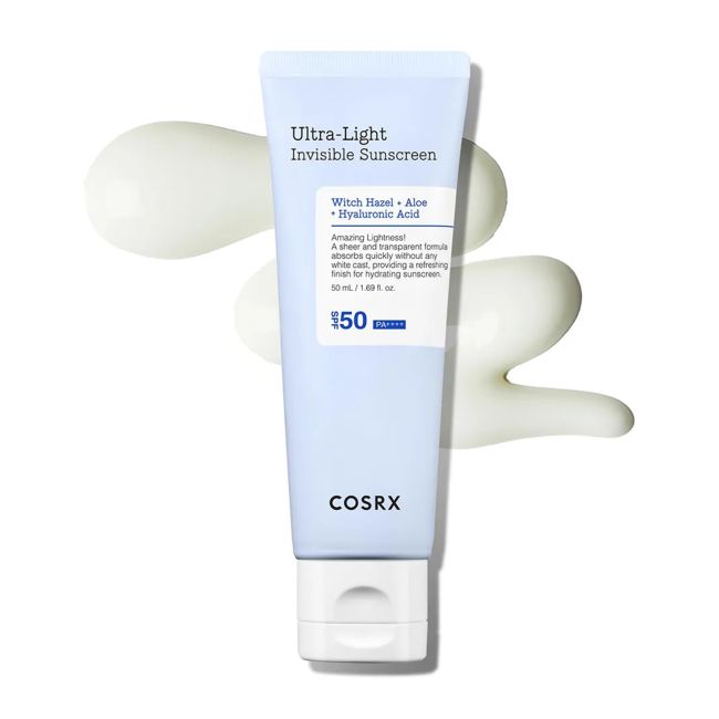 COSRX ULTRA - LIGHT INVISIBLE SPF50 apsauginis kremas, 50 ml