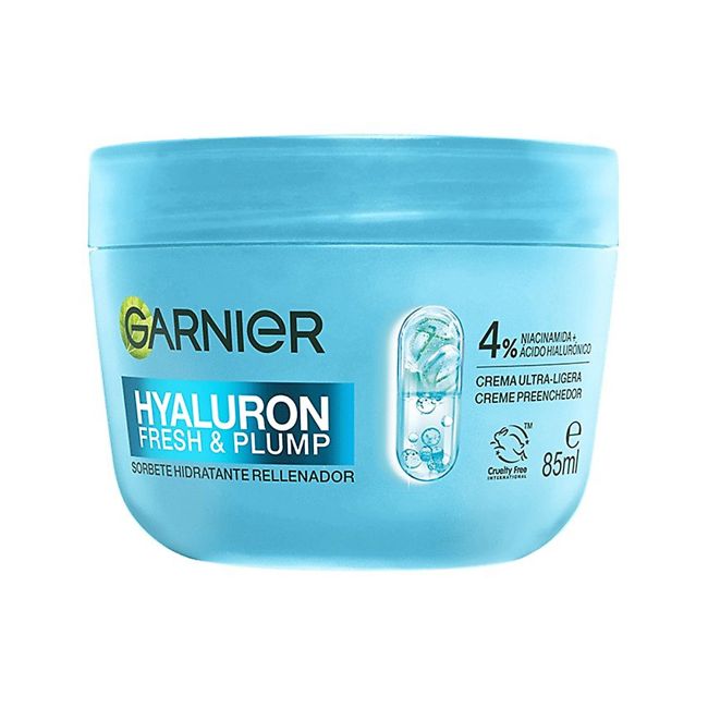 GARNIER HYALURON FRESH & PLUMP veido kremas, 85 ml