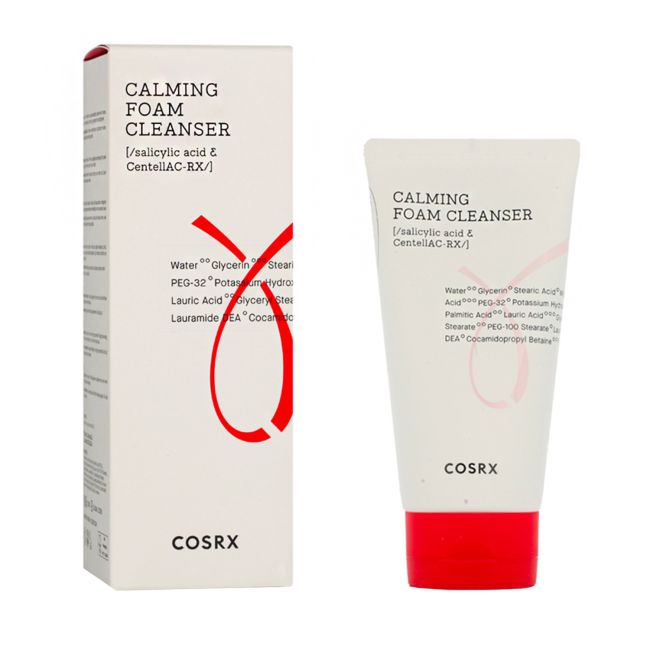 COSRX CALMING FOAM CLEANSER veido prausiklis, 150 ml