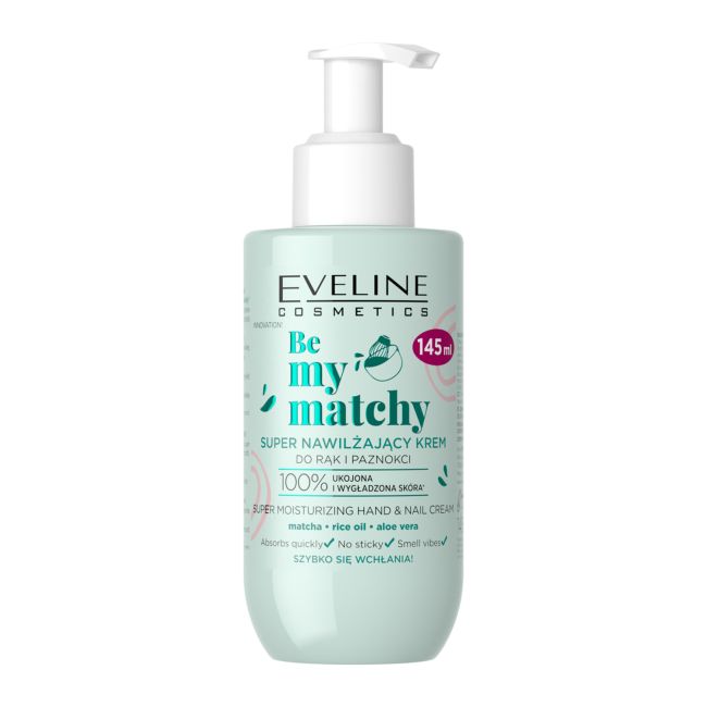 EVELINE BE MY MATCHY SUPER MOISTURIZING rankų ir nagų kremas, 145 ml