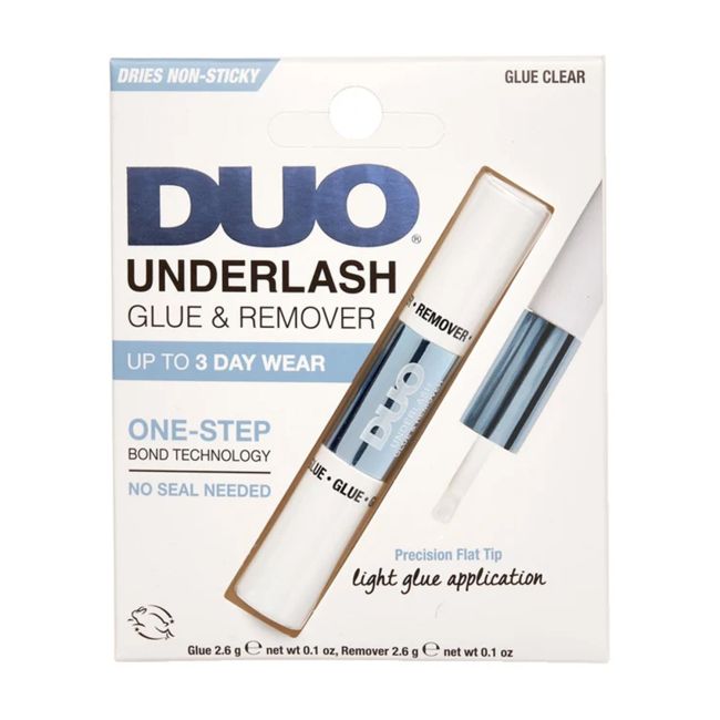 DUO UNDERLASH GLUE & REMOVER blakstienų klijai ir valiklis, 2 x 2,6 g