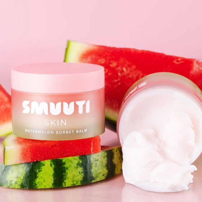 SMUUTI SKIN WATERMELON SORBET valomasis veido balzamas, 100 ml