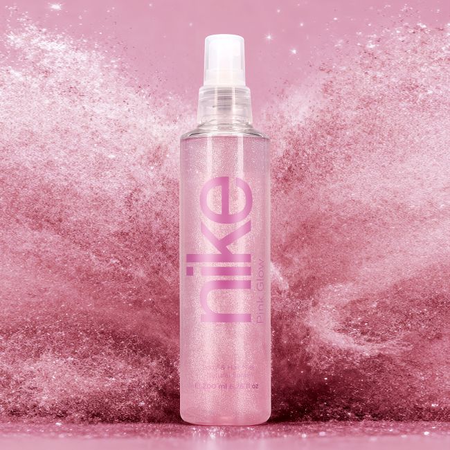 NIKE PINK GLOW kūno ir plaukų migla, 200 ml