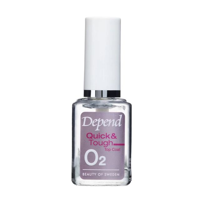 DEPEND QUICK & TOUGH viršutinis nagų lako sluoksnis, 11 ml