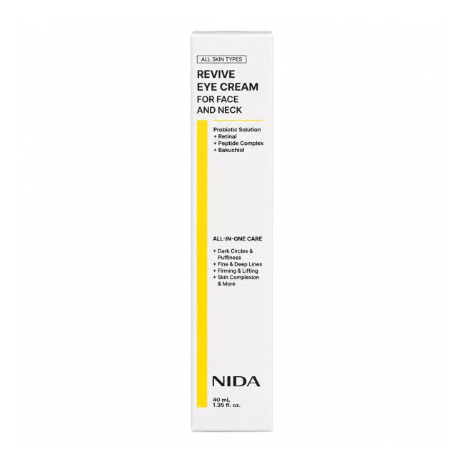 NIDA REVIVE paakių, veido ir kaklo kremas, 40 ml