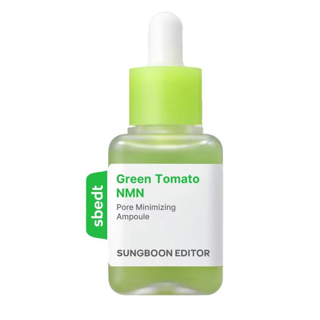 SUNGBOON EDITOR GREEN TOMATO NMN PORE MINIMIZING veido serumas, 40 ml