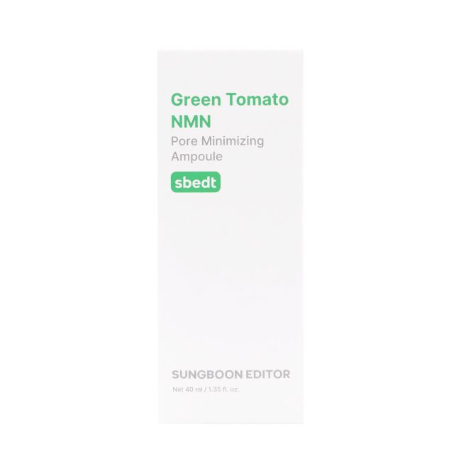 SUNGBOON EDITOR GREEN TOMATO NMN PORE MINIMIZING veido serumas, 40 ml