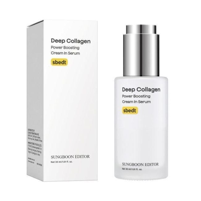 SUNGBOON EDITOR DEEP COLLAGEN POWER BOOSTING veido serumas, 30 ml