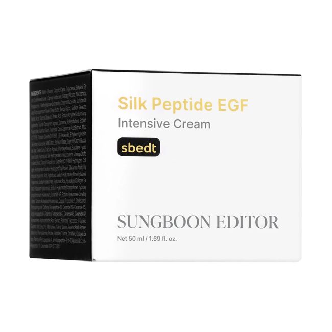 SUNGBOON EDITOR SILK PEPTIDE EGF INTENSIVE veido kremas, 50 ml