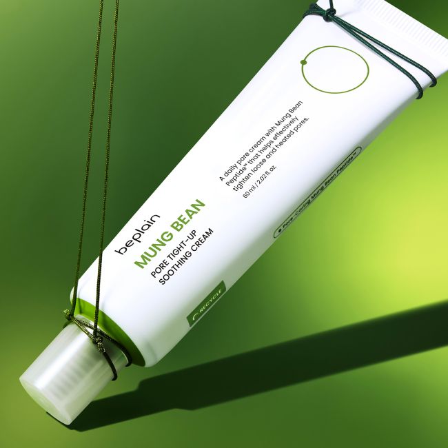 BEPLAIN MUNG BEAN PORE TIGHT-UP SOOTHING veido kremas, 60 ml