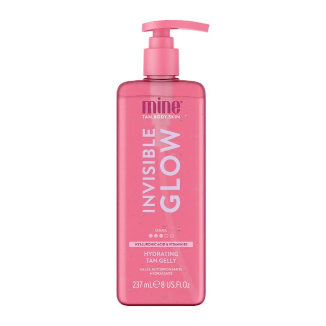 MINE INVISIBLE GLOW DARK HYDRATING savaiminio įdegio želė, 237 ml