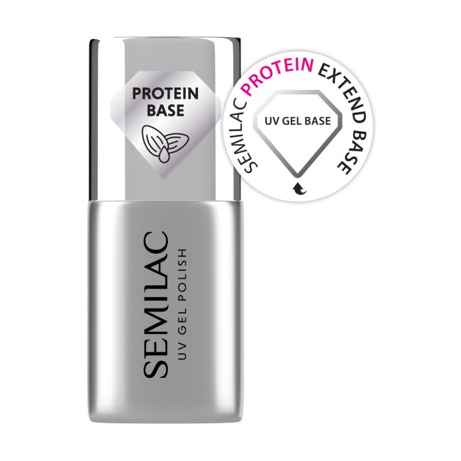 SEMILAC PROTEIN EXTEND UV gelinio nagų lako bazė, 7 ml