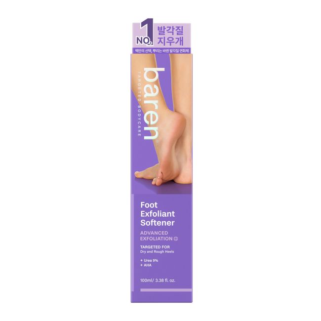 BAREN EXFOLIANT SOFTENER pėdų priežiūros priemonė, 100 ml