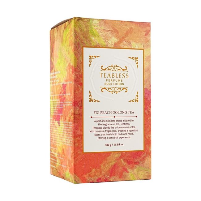 TEABLESS PERFUME FIG PEACH OOLONG TEA kūno losjonas, 480 g