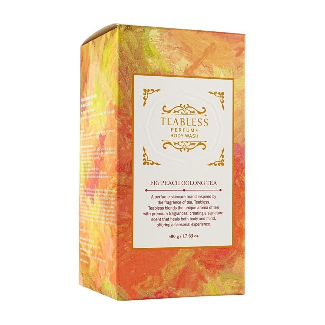 TEABLESS PERFUME FIG PEACH OOLONG TEA kūno prausiklis, 500 g