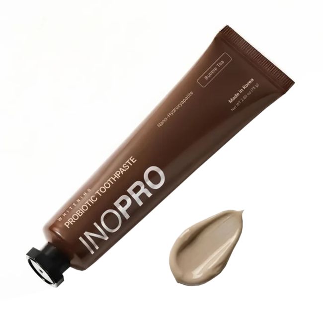 INOPRO WHITENING PROBIOTIC BUBBLE TEA dantų pasta, 75 g