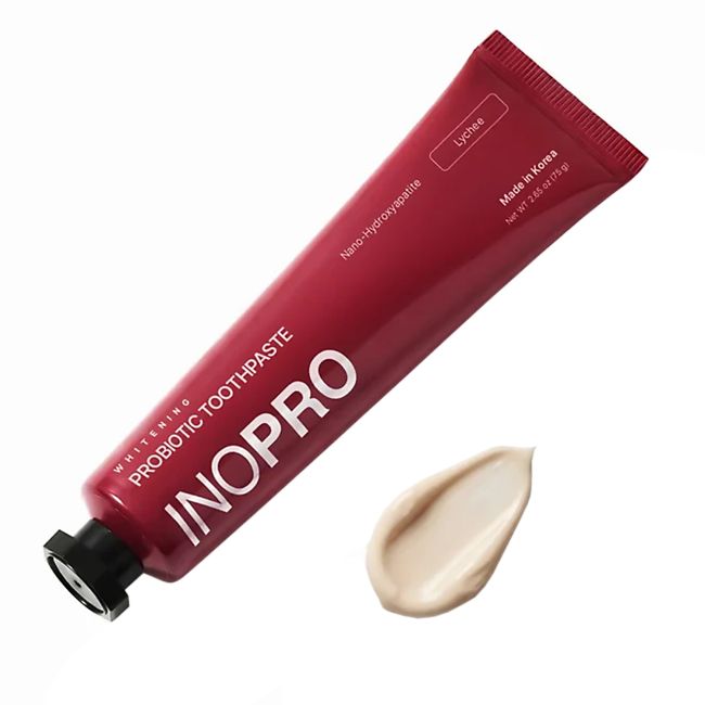 INOPRO WHITENING PROBIOTIC LYCHEE dantų pasta, 75 g