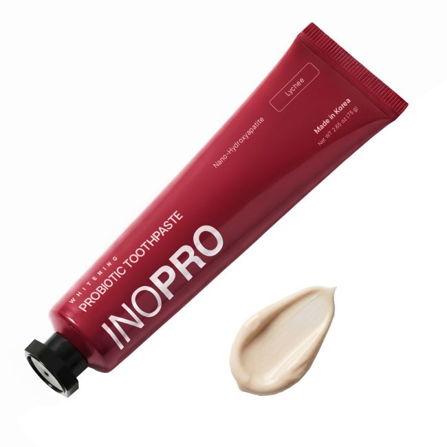 INOPRO WHITENING PROBIOTIC LYCHEE dantų pasta, 75 g
