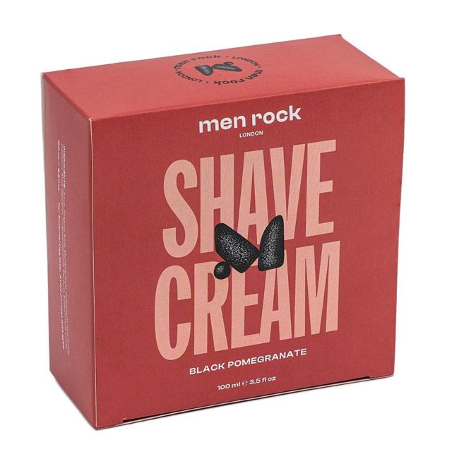 MEN ROCK BLACK POMEGRANATE skutimosi kremas, 100 ml