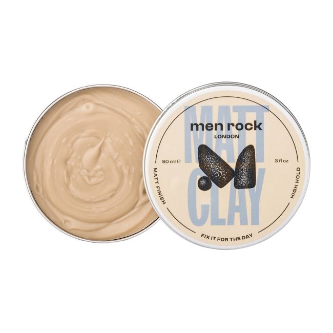 MEN ROCK matinis plaukų modeliavimo molis, 90 ml