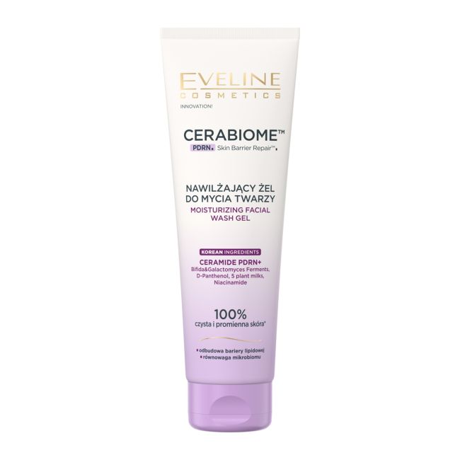 EVELINE CERABIOME MOISTURIZING veido prausimosi želė, 140 ml