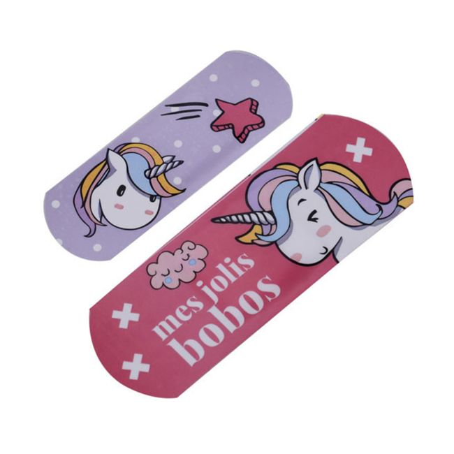 UNICORN MAGIE vaikų pleistrai su metaline dėžute