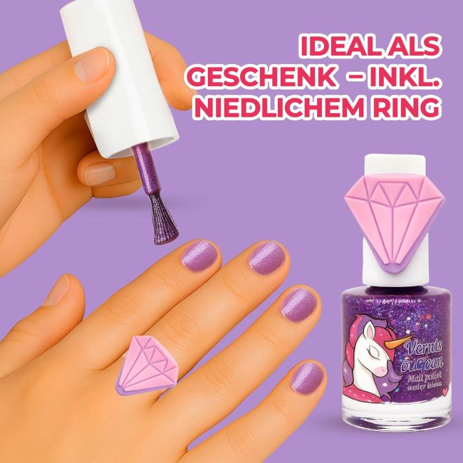 UNICORN MAGIC WATER BASED nagų lakas, 9 ml