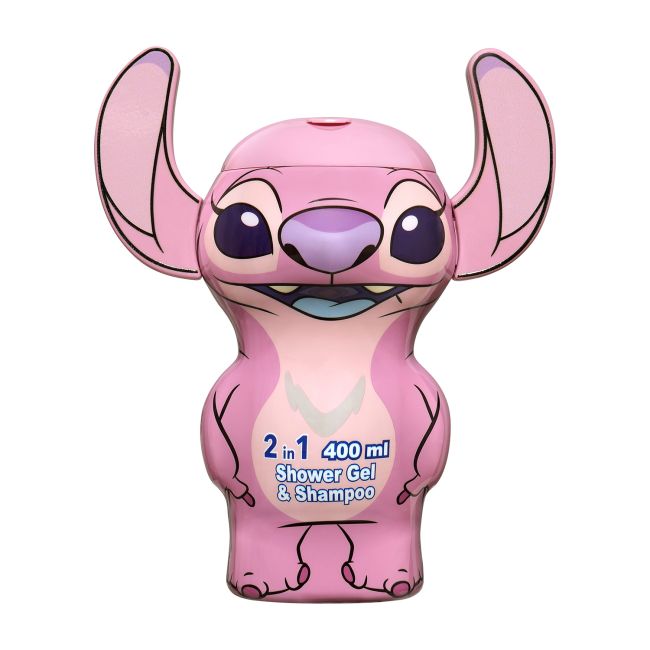 DISNEY STITCH ANGEL 2IN1 dušo želė ir plaukų šampūnas, 400 ml