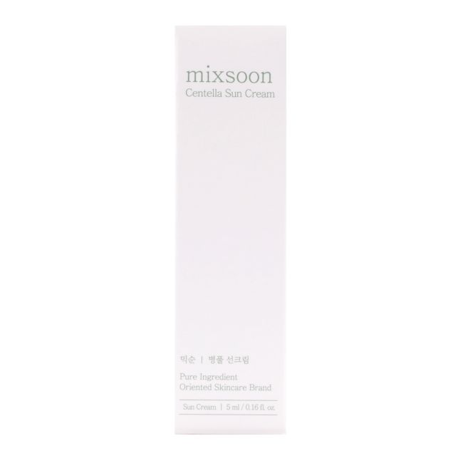 MIXSOON CENTELLA SUN SPF50 apsauginis veido kremas nuo saulės, 5 ml