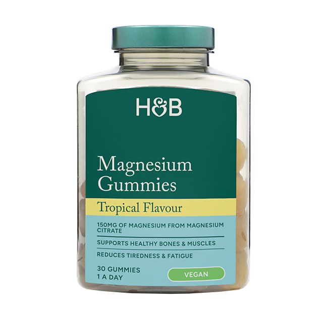 H&B magnio guminukais, tropinių vaisių skonio, 30 guminukų