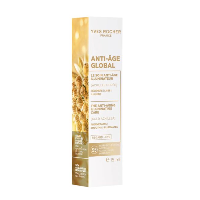 YVES ROCHER ANTI-AGE GLOBAL paakių kremas, 15 ml