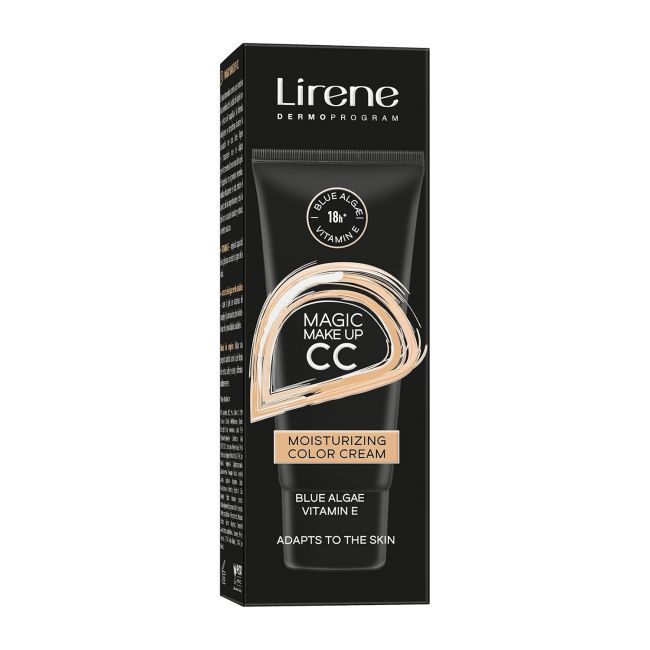 LIRENE MAGIC MAKE UP CC MOISTURIZING COLOR veido kremas, 30 ml