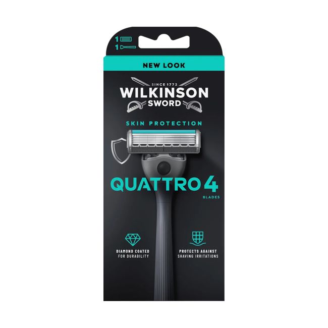 WILKINSON SWORD QUATTRO 4 vyrų skustuvas