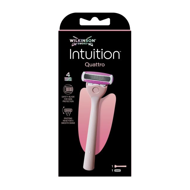 WILKINSON SWORD INTUITION QUATTRO moterų skustuvas