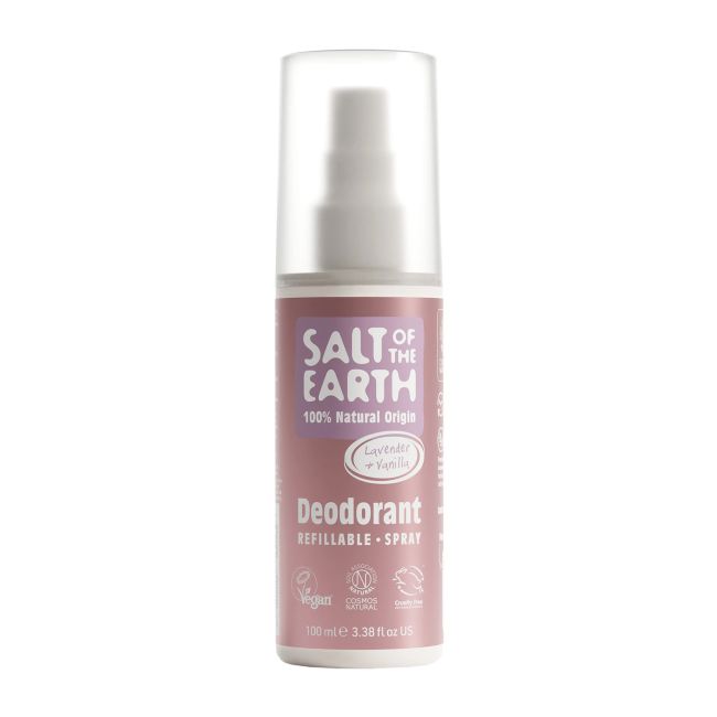 SALT OF THE EARTH pakartotinai pripildomas purškiamasis dezodorantas, 100 ml